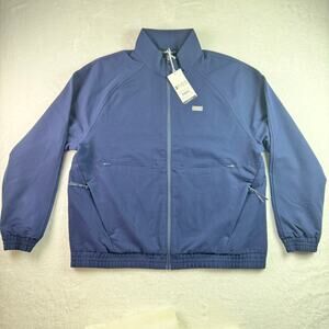 FIGS Sydney Scrub Jacket Women’s Medium Navy Blue Full Zip Medical Workwear NWT